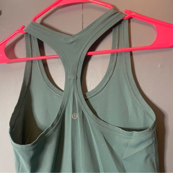 Lululemon Cool Racerback Tank Top *Nulu Tidewater Teal size 4/6 - Picture 9 of 12